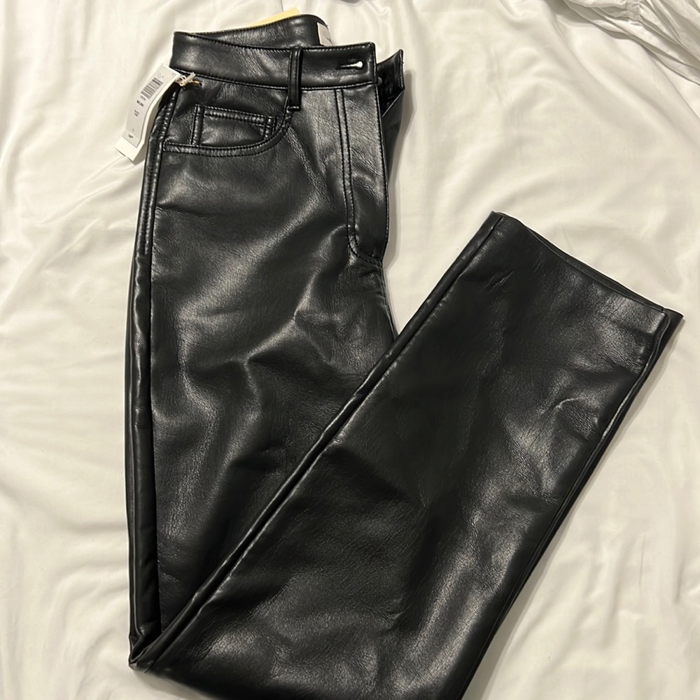 Aritzia Melina vegan leather pants